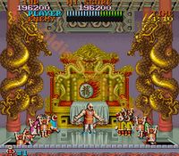 une photo d'Ã©cran de Tiger Road sur Arcade